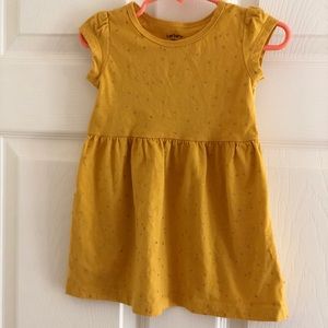 Carter’s Yellow Polka Dot Dress 18M